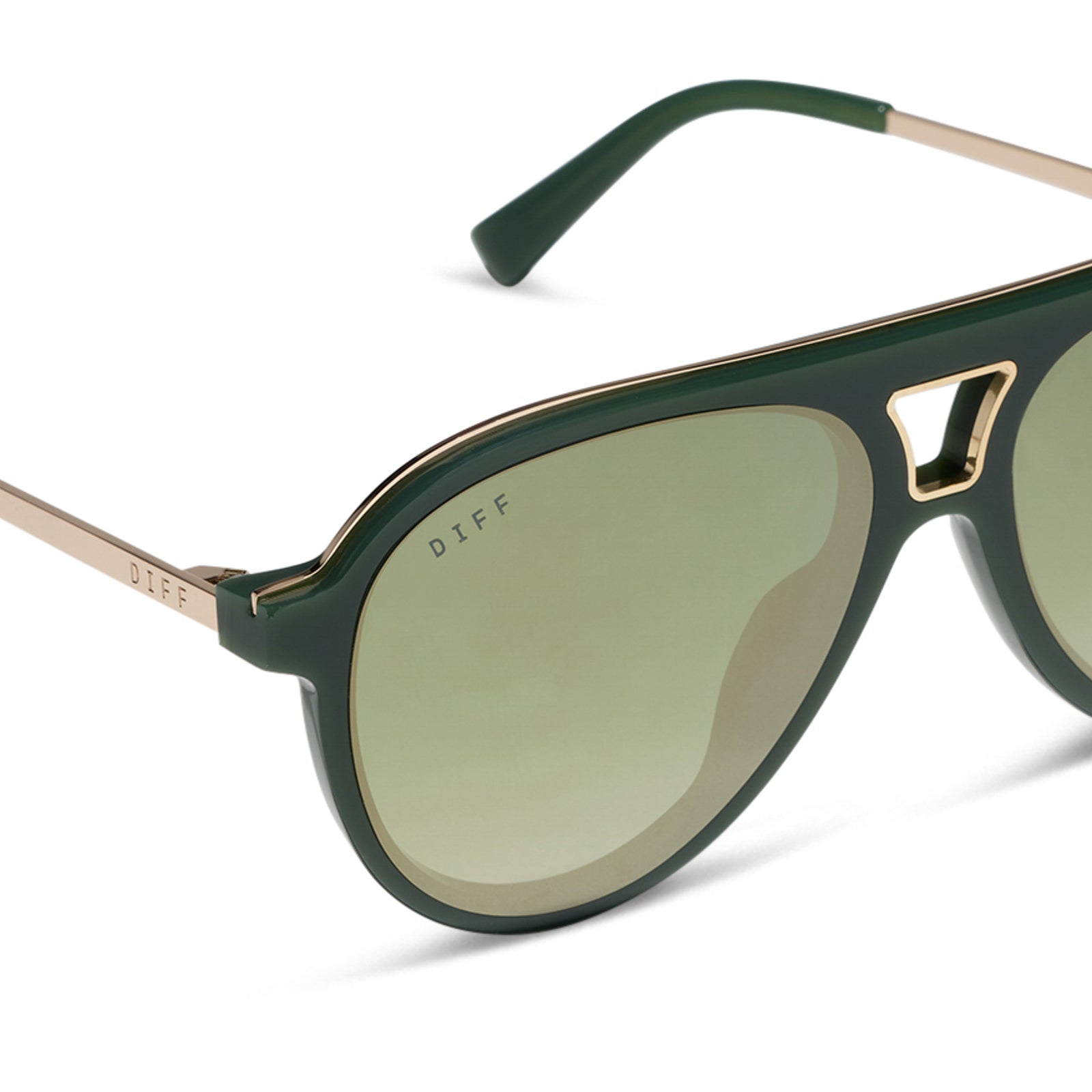 TOSCA III - FAIRWAY GREEN + ALOE GREEN GRADIENT + LIGHT GOLD FLASH SUNGLASSES - Image 4