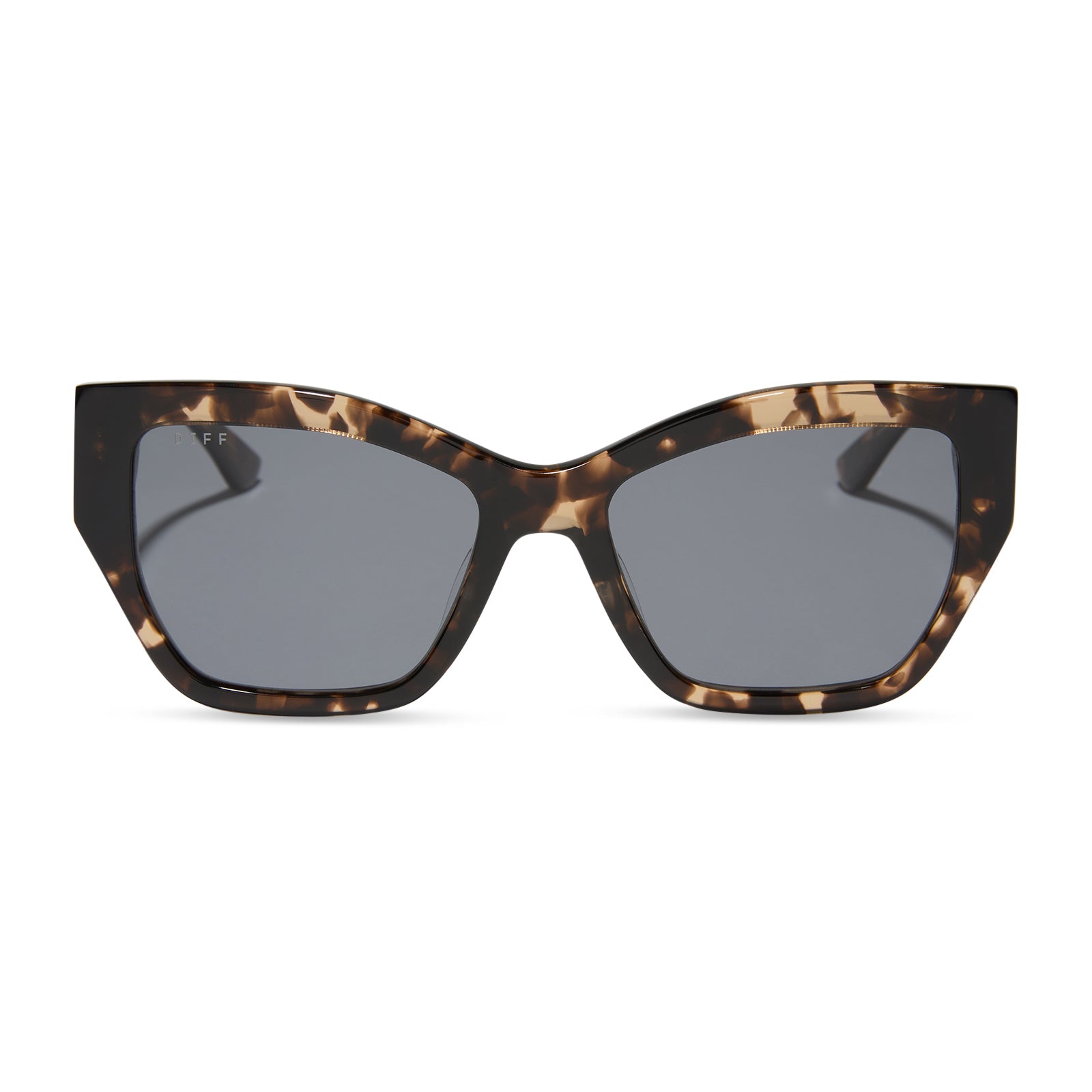 VIVIENNE - ESPRESSO TORTOISE + GREY + POLARIZED SUNGLASSES
