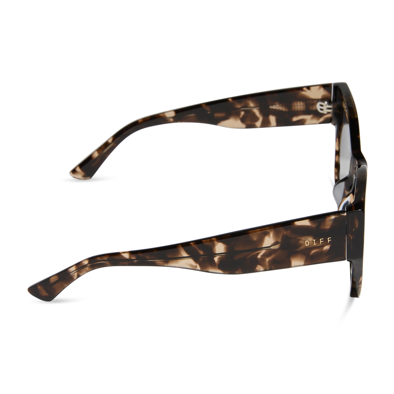 VIVIENNE - ESPRESSO TORTOISE + GREY + POLARIZED SUNGLASSES - Image 3