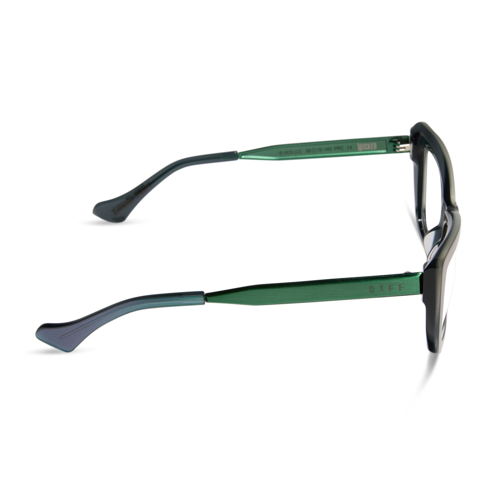 ELPHABA EMERALD - ENCHANTING EMERALD TO BLACK + GLASSES - Image 3