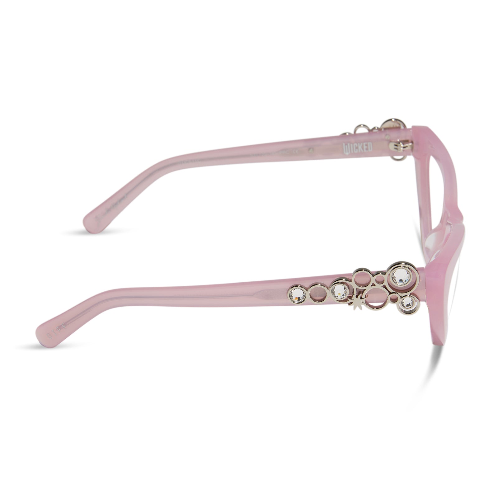 GLINDA UPLAND FOR GOOD - GLASSY PINK CRYSTAL + GLASSES - Image 3