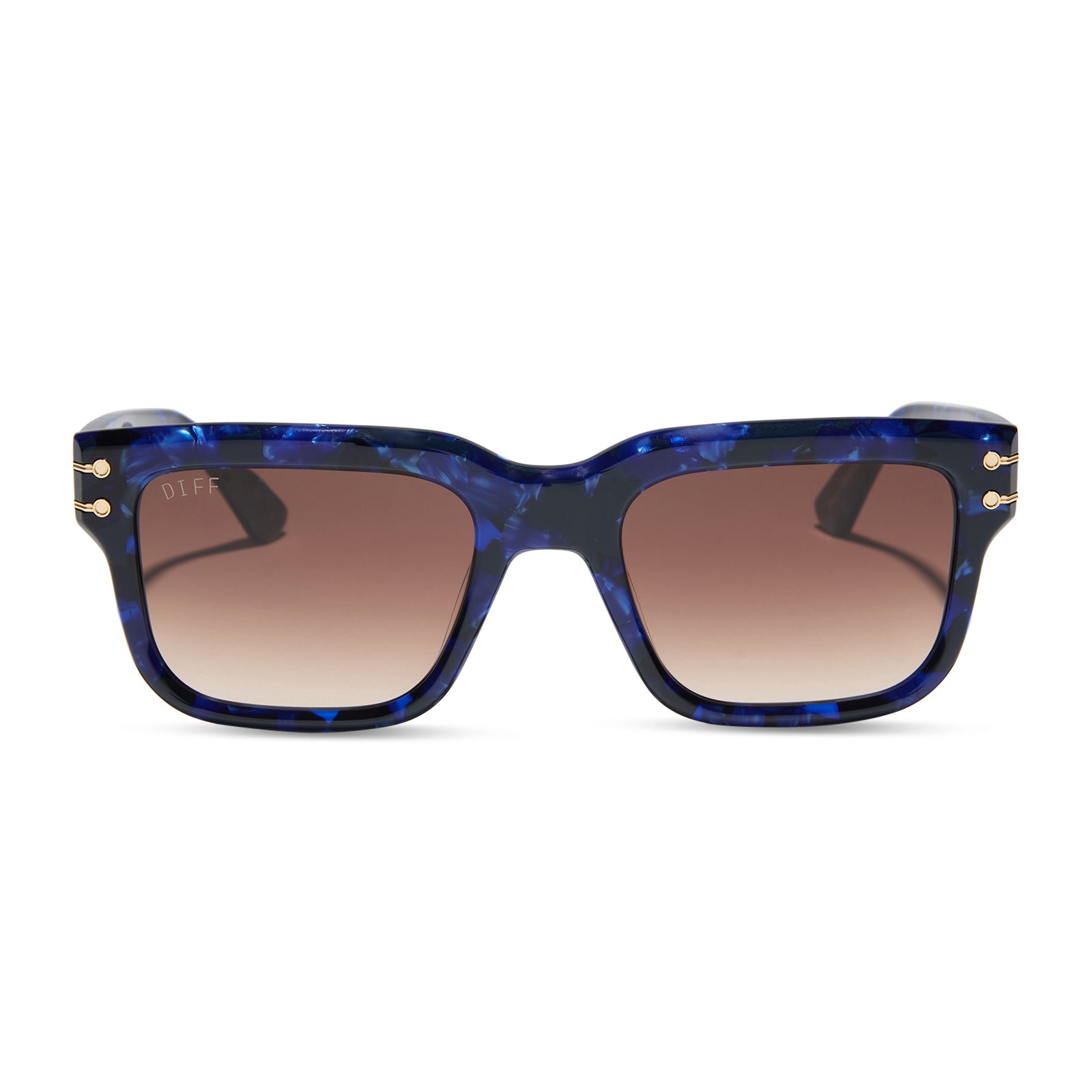 PRINCE FIYERO - MIDNIGHT BLUE TORTOISE + WARM BROWN SUNGLASSES
