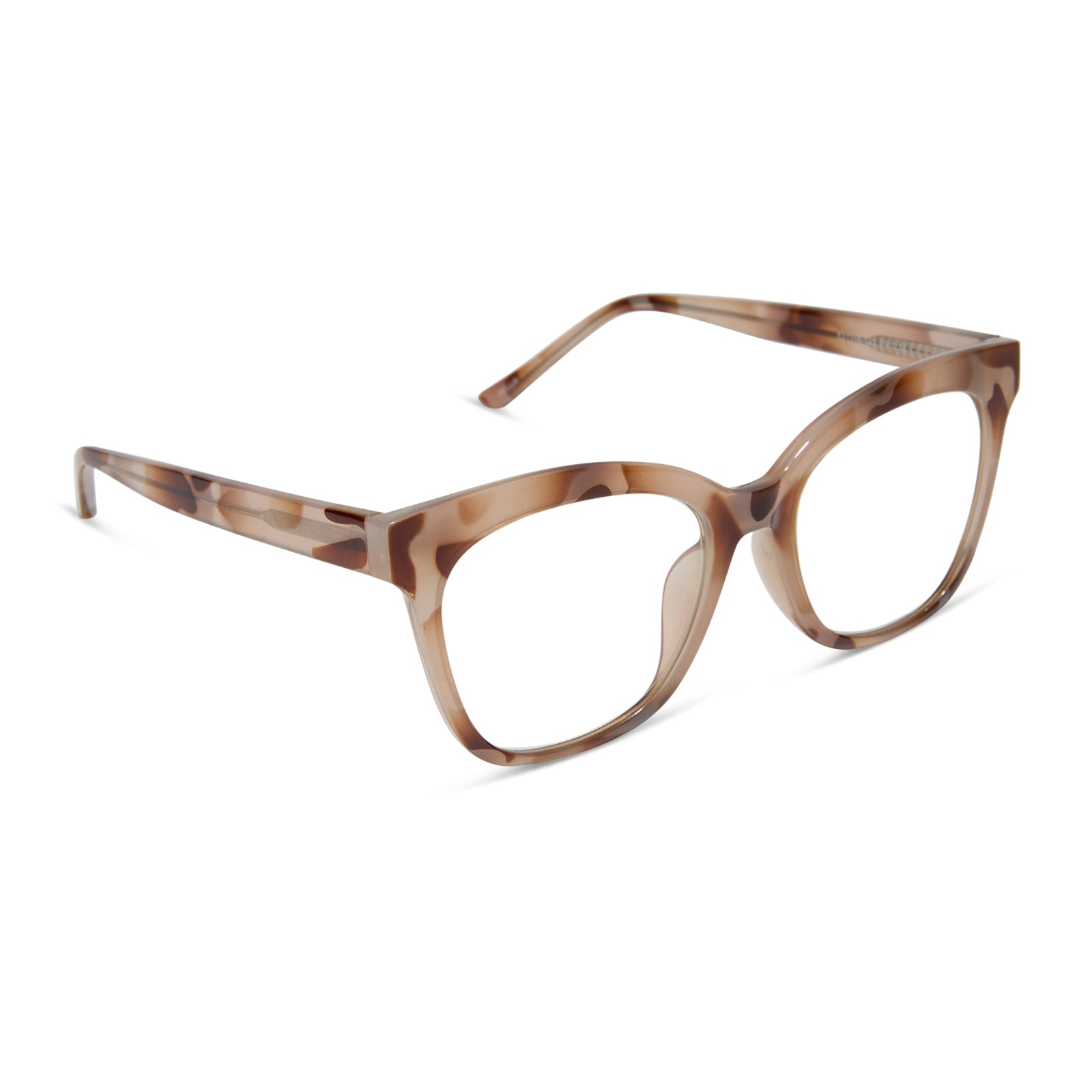 WILLA - CREAM TORTOISE + BLUE LIGHT READERS - Image 2