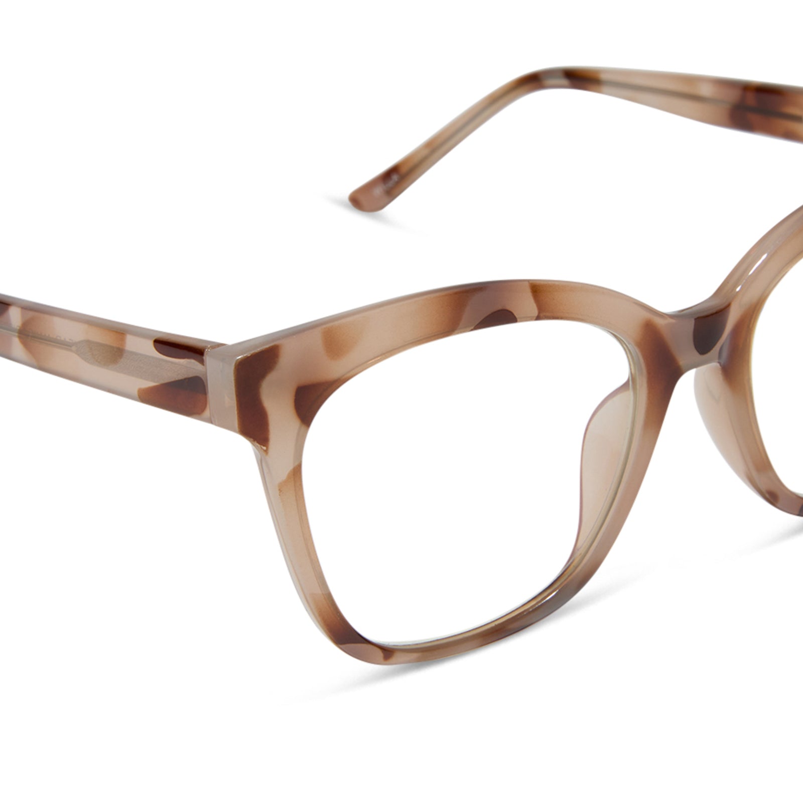 WILLA - CREAM TORTOISE + BLUE LIGHT READERS - Image 4