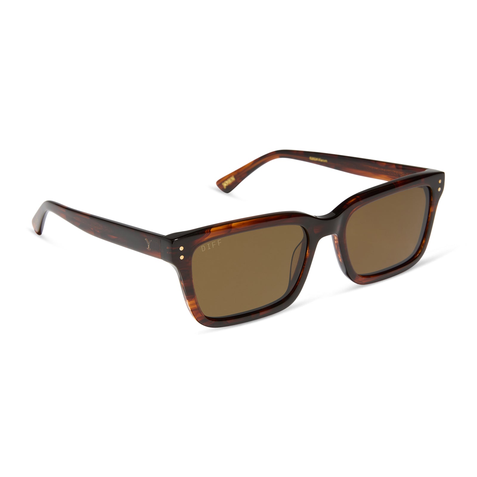 JOHN DUTTON - WARM SEQUOIA TORTOISE + BROWN + POLARIZED SUNGLASSES - Image 2