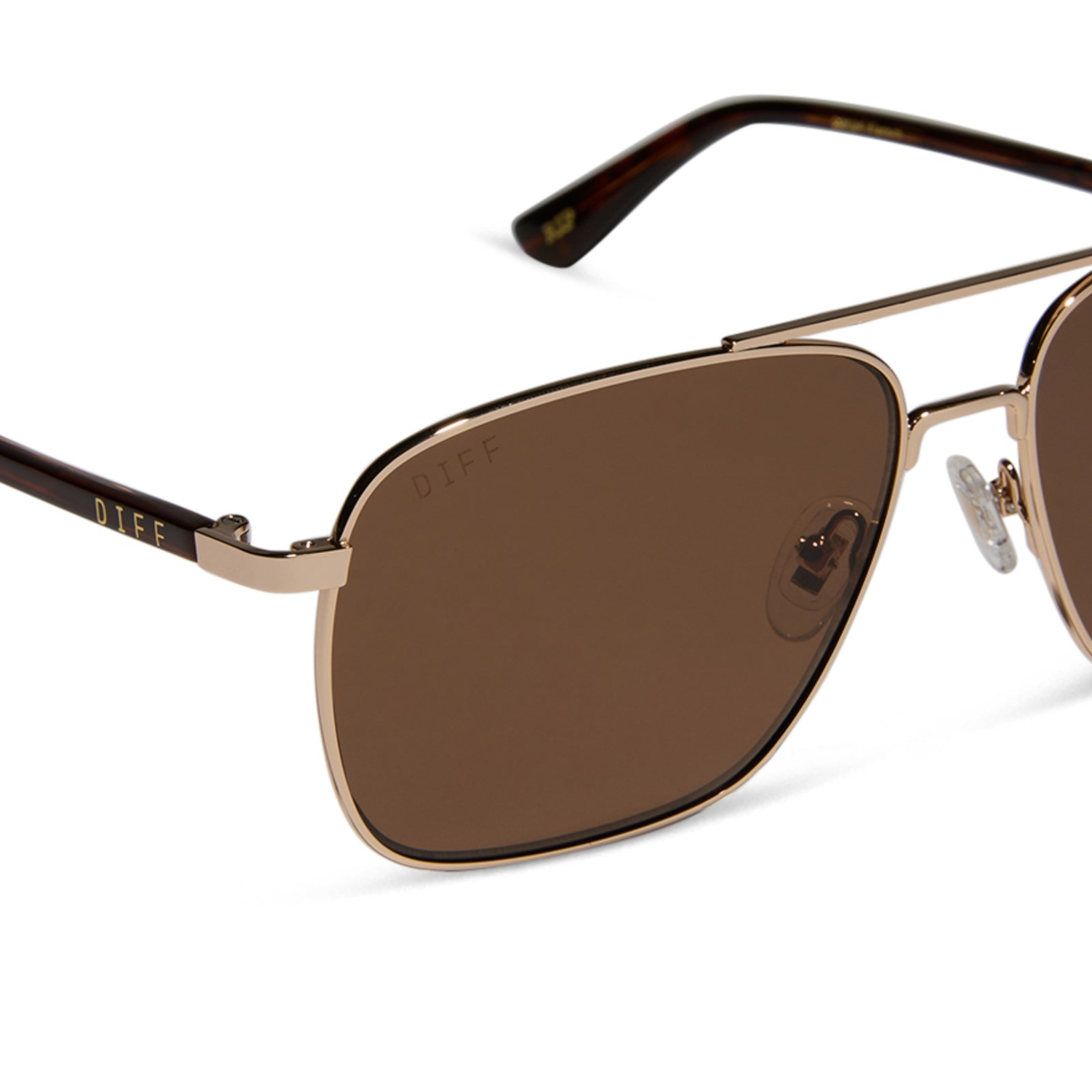 RIP WHEELER - WESTERN GOLD + MARBLED BROWN W BOLD BROWN + POLARIZED SUNGLASSES - Image 4
