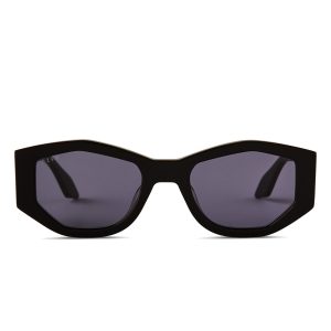 ZOE - BLACK + GREY POLARIZED SUNGLASSES
