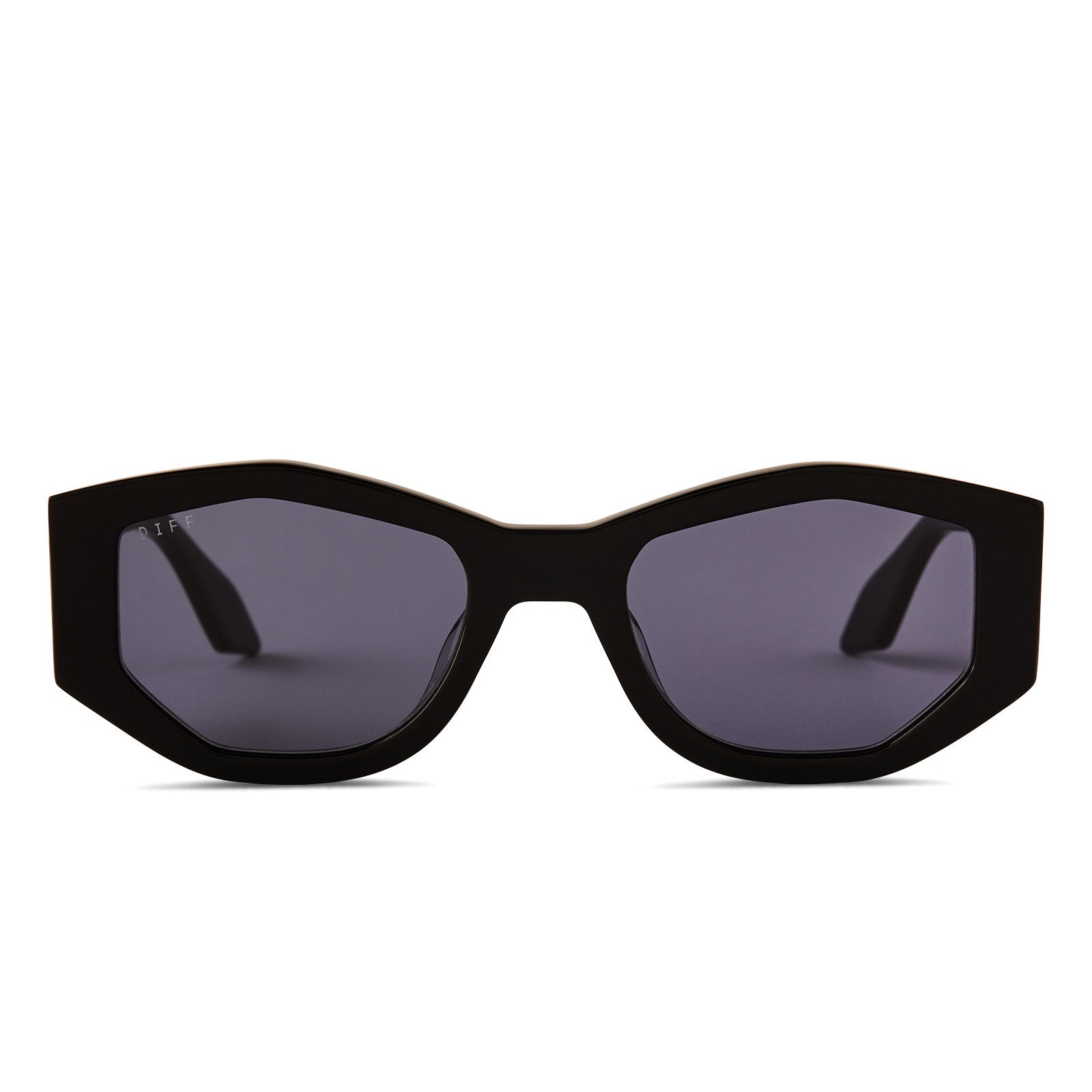 ZOE - BLACK + GREY POLARIZED SUNGLASSES