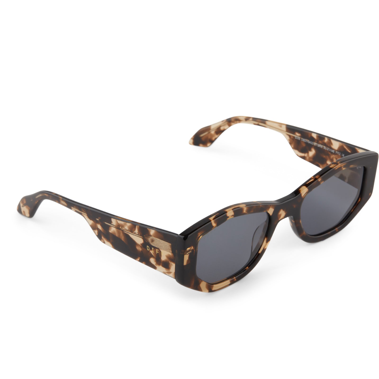 ZOE - ESPRESSO TORTOISE + GREY SUNGLASSES - Image 4