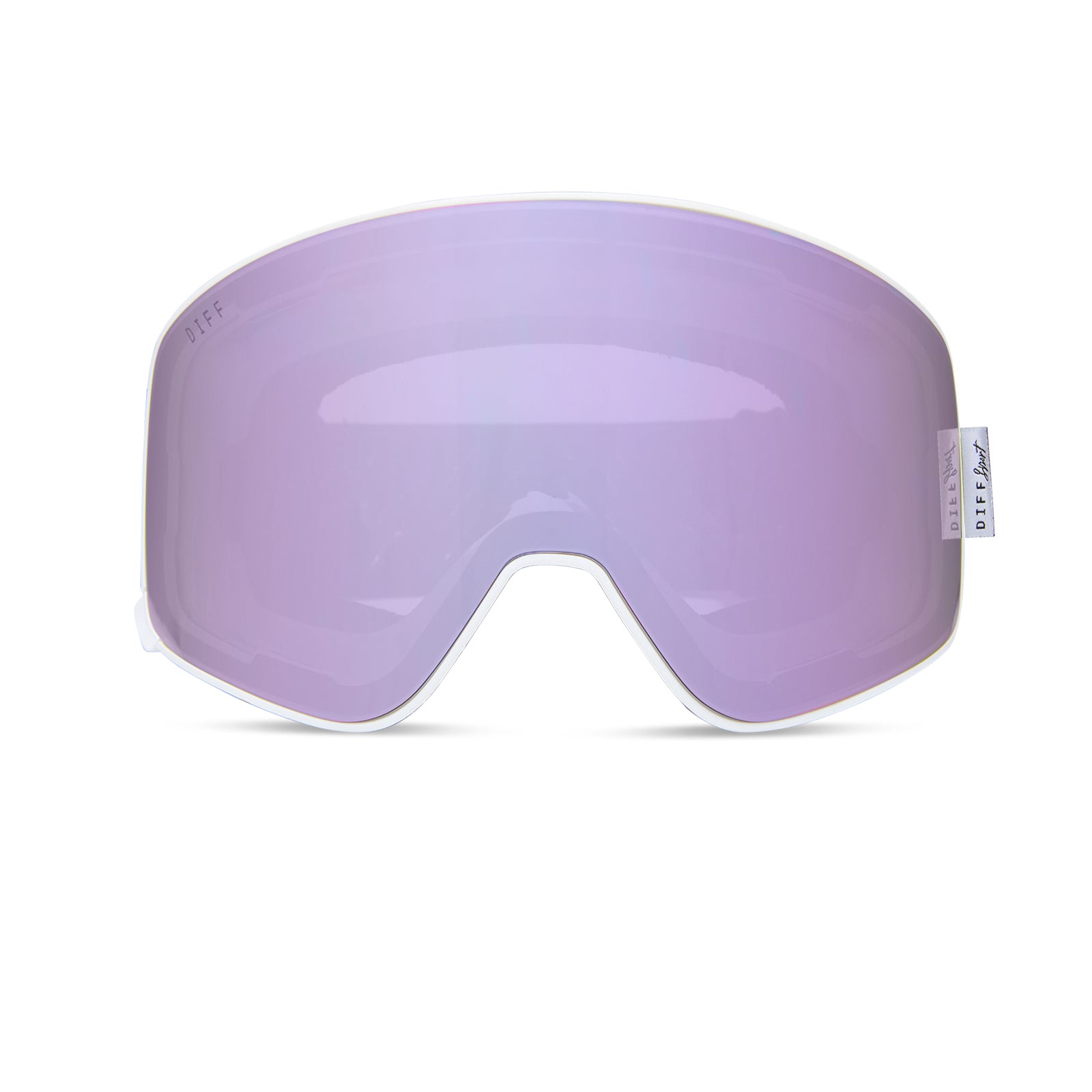 SNOW GOGGLES - FROST + HOUNDSTOOTH + LILAC MIRROR + POLARIZED GOGGLES & FREE AURORA PINK LENS - Image 2