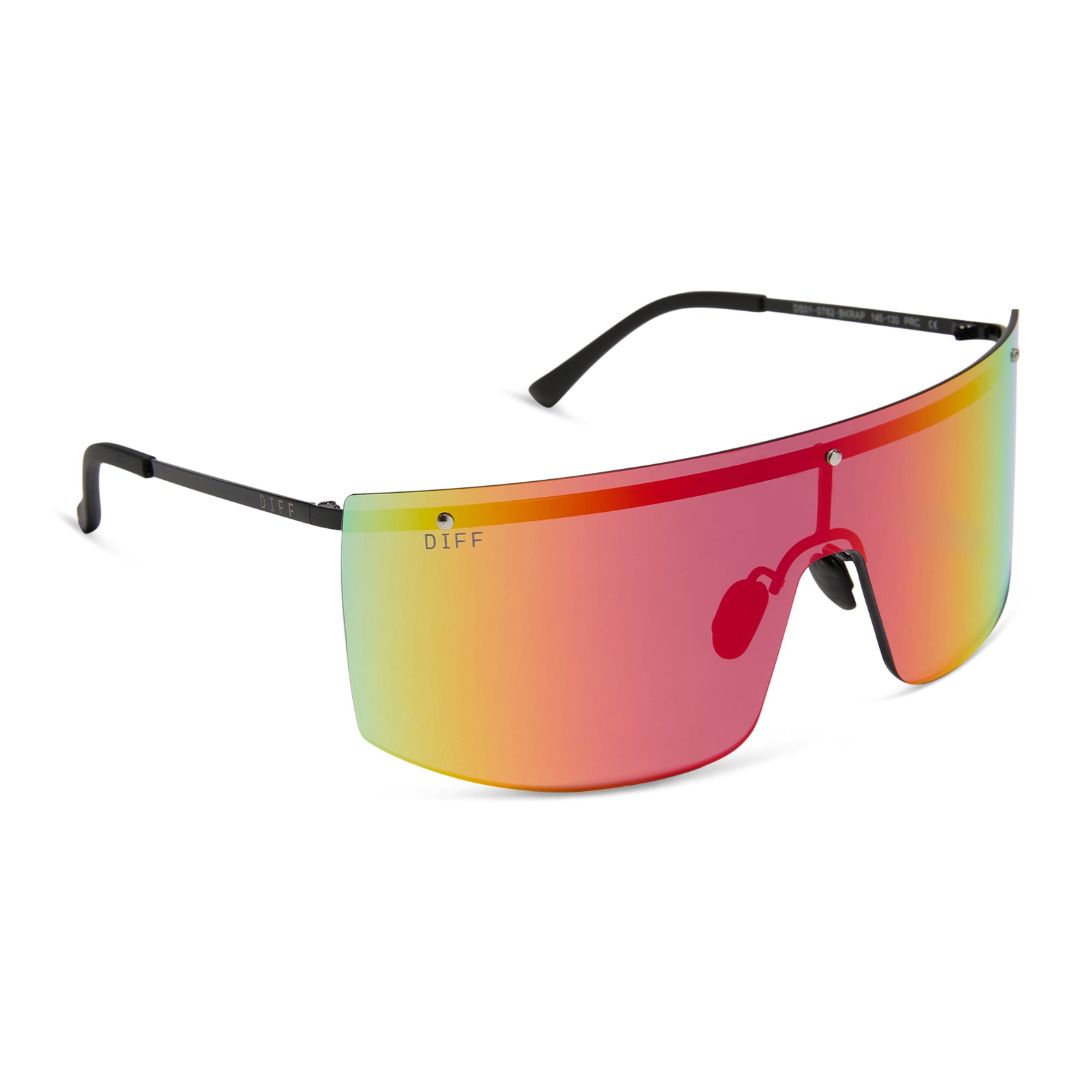 GRANDSLAM - BLACK + RAINBOW MIRROR + POLARIZED SUNGLASSES - Image 2