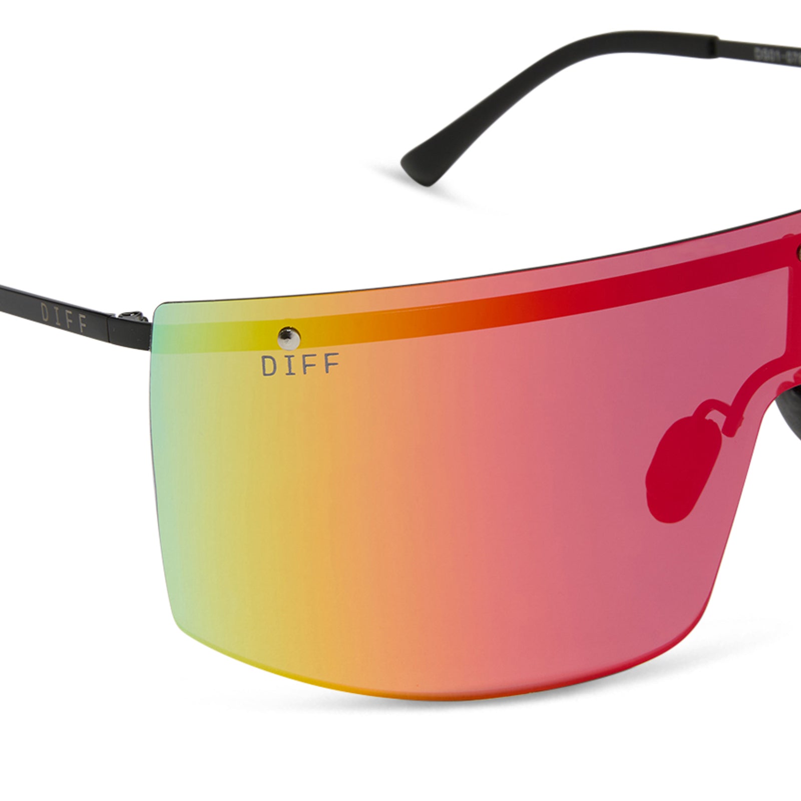GRANDSLAM - BLACK + RAINBOW MIRROR + POLARIZED SUNGLASSES - Image 4