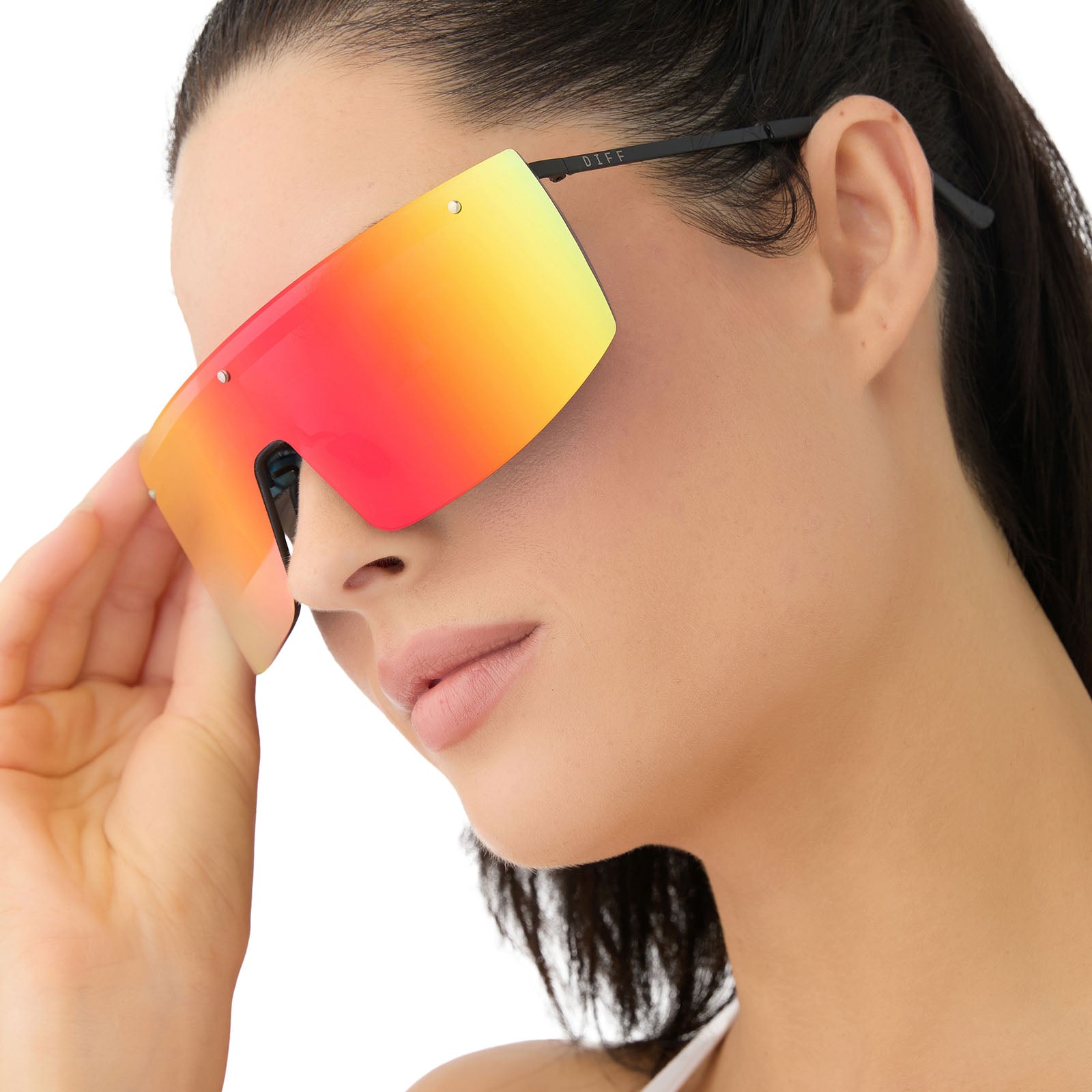 GRANDSLAM - BLACK + RAINBOW MIRROR + POLARIZED SUNGLASSES - Image 6
