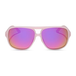 HANGTIME - MATTE BABY PINK + PINK RUSH MIRROR + POLARIZED SUNGLASSES