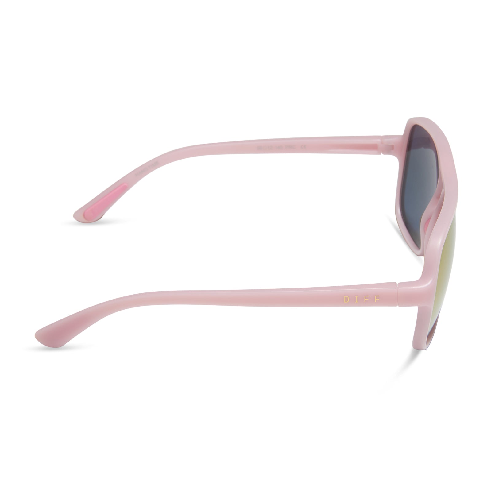 HANGTIME - MATTE BABY PINK + PINK RUSH MIRROR + POLARIZED SUNGLASSES - Image 3