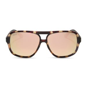 HANGTIME - SPORT TORTOISE + CHAMPAGNE MIRROR + POLARIZED SUNGLASSES