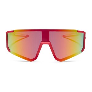 HEAT - FIRECRACKER RED + SUNSET MIRROR + POLARIZED SUNGLASSES