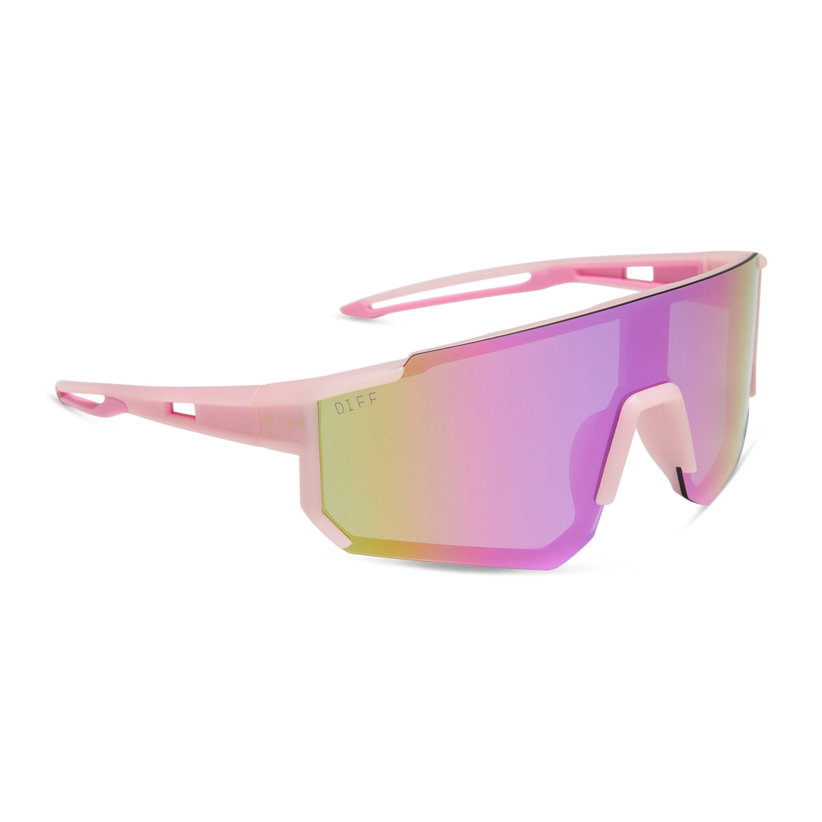 HEAT - MATTE BABY PINK + PINK RUSH MIRROR + POLARIZED SUNGLASSES - Image 2