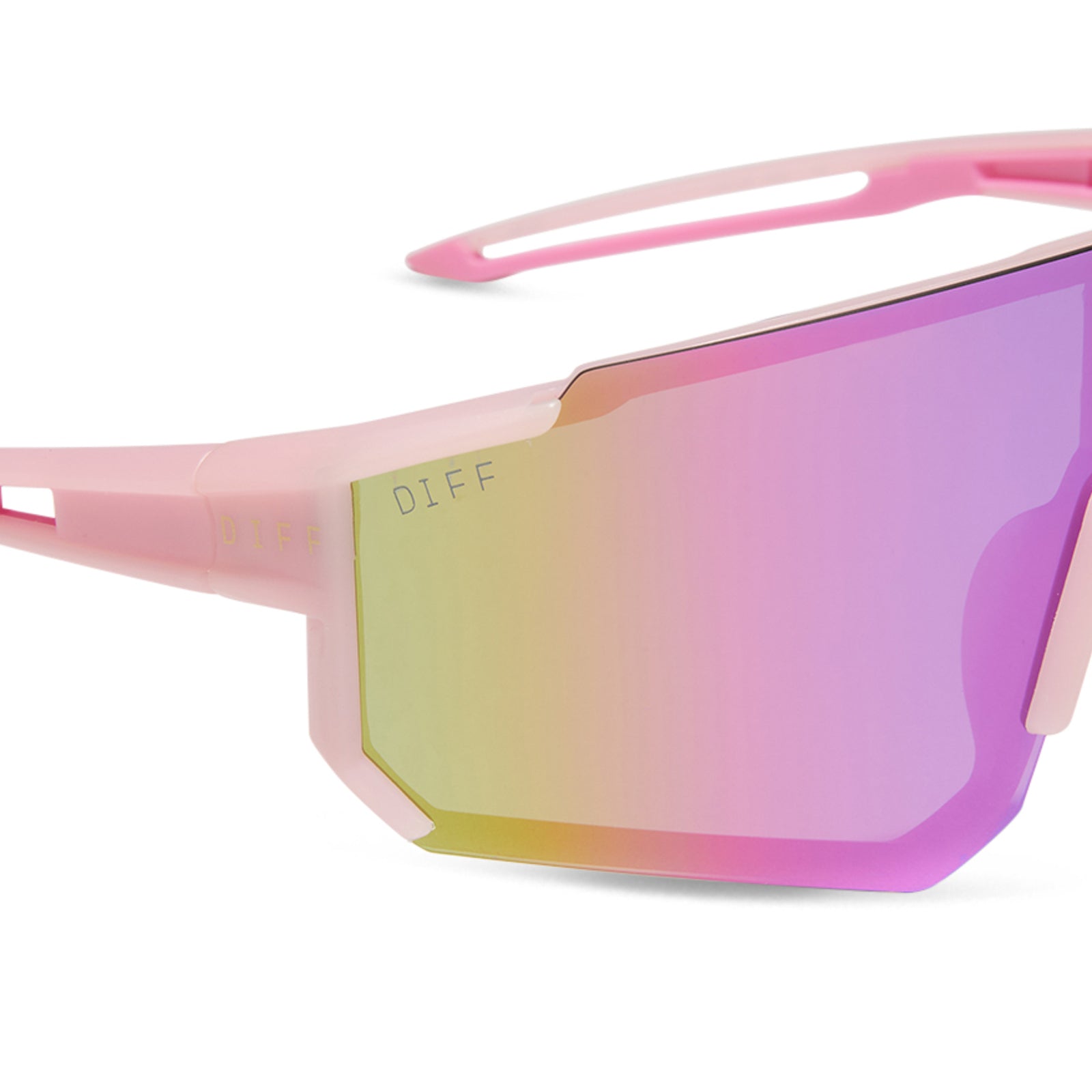 HEAT - MATTE BABY PINK + PINK RUSH MIRROR + POLARIZED SUNGLASSES - Image 4