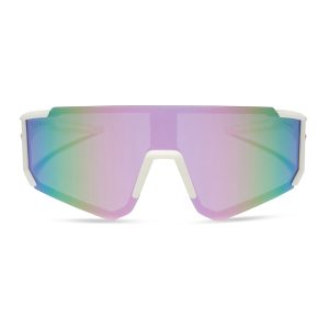 HEAT - MATTE COURTSIDE IVORY + LAVENDER MIRROR + POLARIZED SUNGLASSES