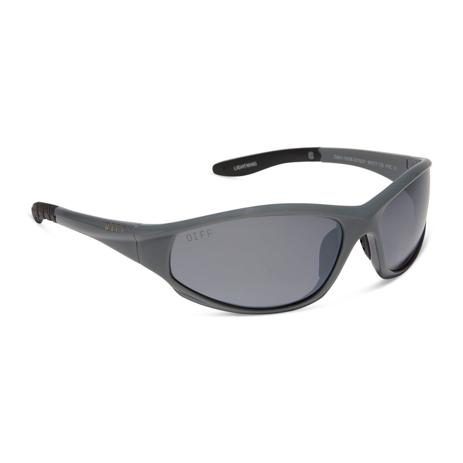 LIGHTNING - SLATE GREY + GREY W/ SILVER FLASH + POLARIZED SUNGLASSES - Image 2