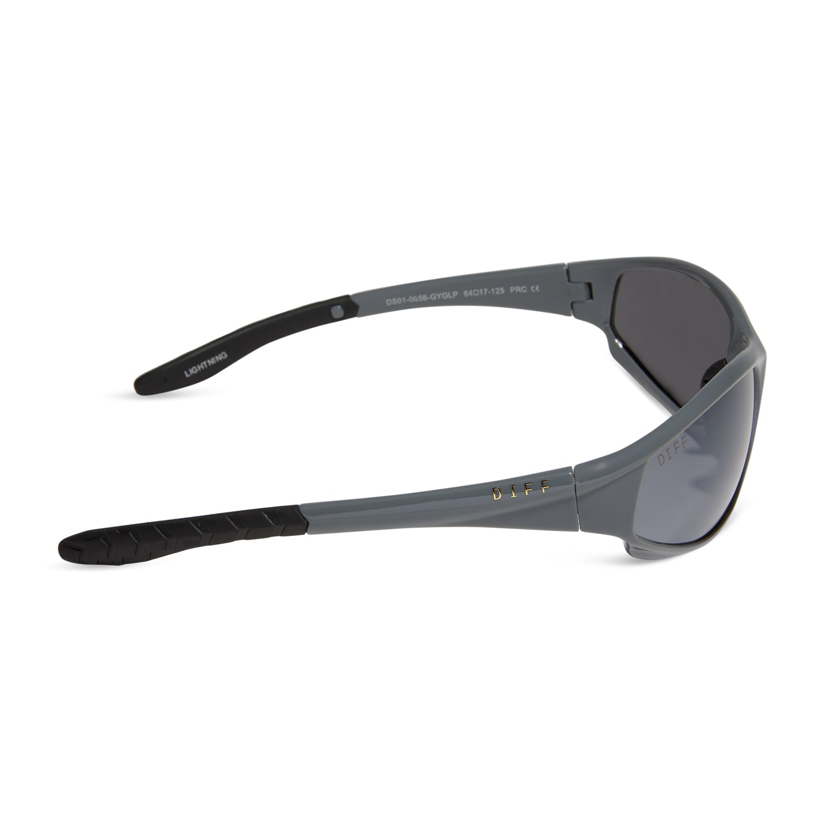 LIGHTNING - SLATE GREY + GREY W/ SILVER FLASH + POLARIZED SUNGLASSES - Image 3