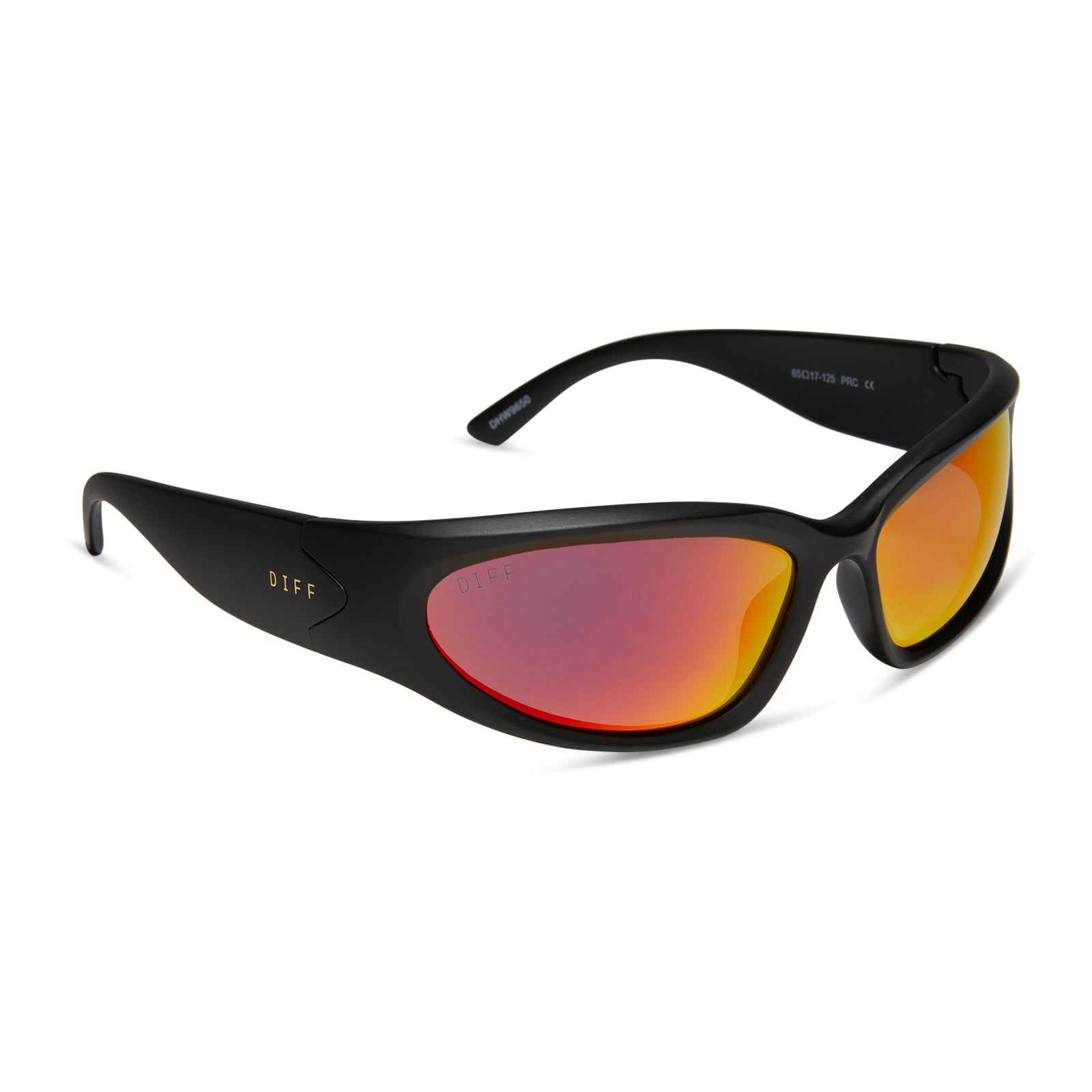 SIDE OUT - MATTE BLACK + SUNSET MIRROR + POLARIZED SUNGLASSES - Image 2