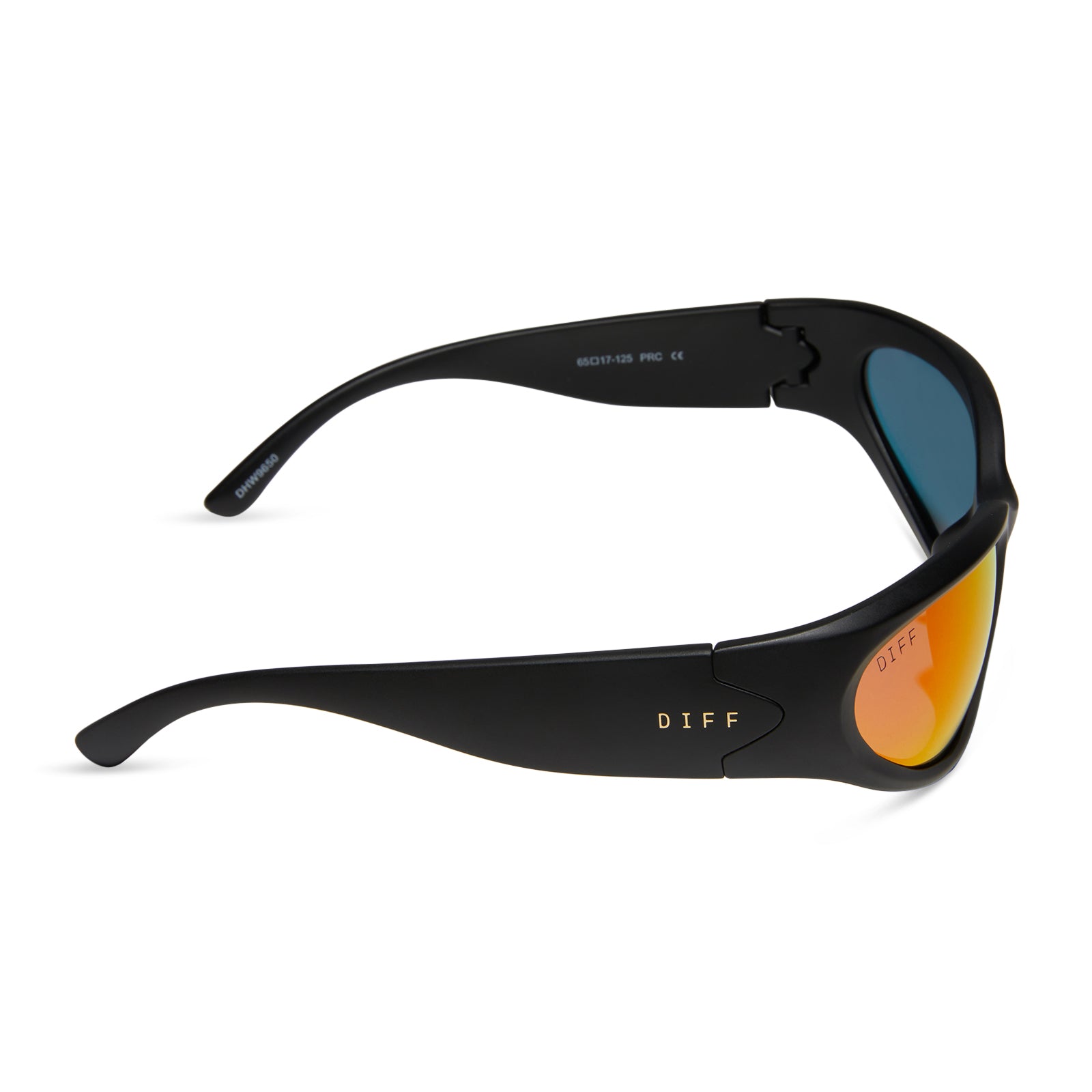 SIDE OUT - MATTE BLACK + SUNSET MIRROR + POLARIZED SUNGLASSES - Image 3