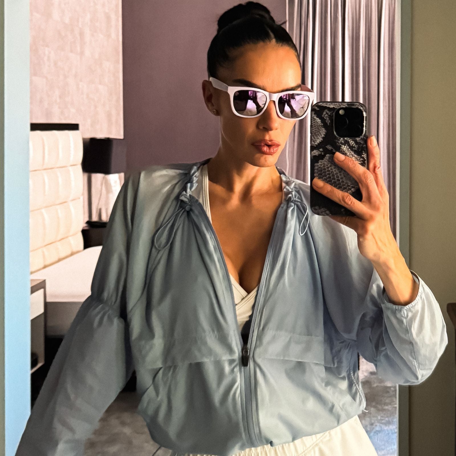STORM - MATTE LAVENDER + LAVENDER MIRROR + POLARIZED SUNGLASSES - Image 10