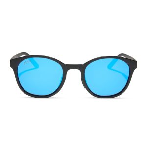 VOLLEY - MATTE BLACK + BLUE MIRROR + POLARIZED SUNGLASSES