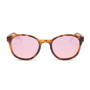 VOLLEY - TORTOISE + CHERRY BLOSSOM MIRROR + POLARIZED SUNGLASSES