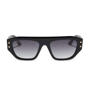 CALLA - BLACK + GREY GRADIENT + POLARIZED + SUNGLASSES