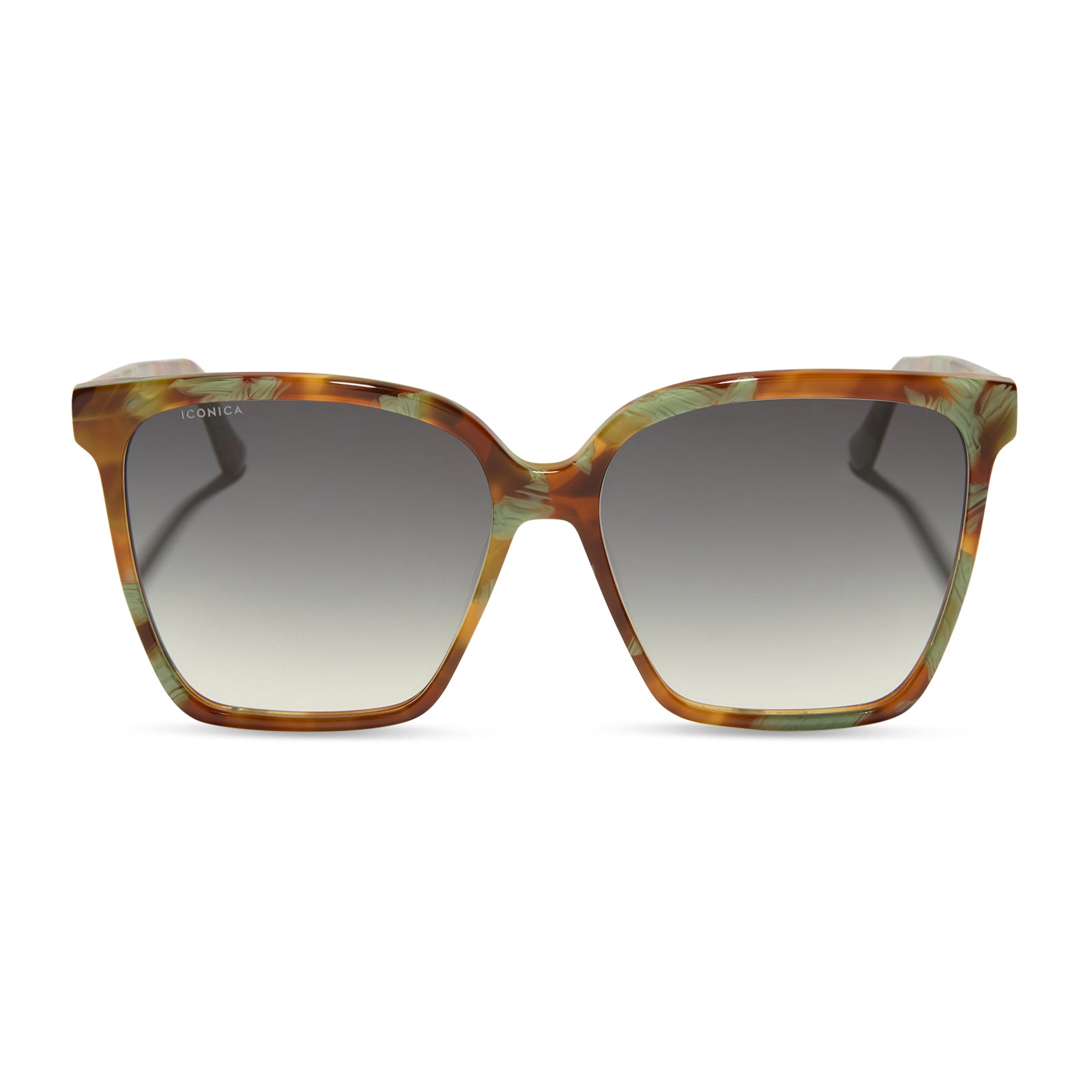 NAOMI - IONIAN TORTOISE + GREY GRADIENT + POLARIZED SUNGLASSES - Image 2