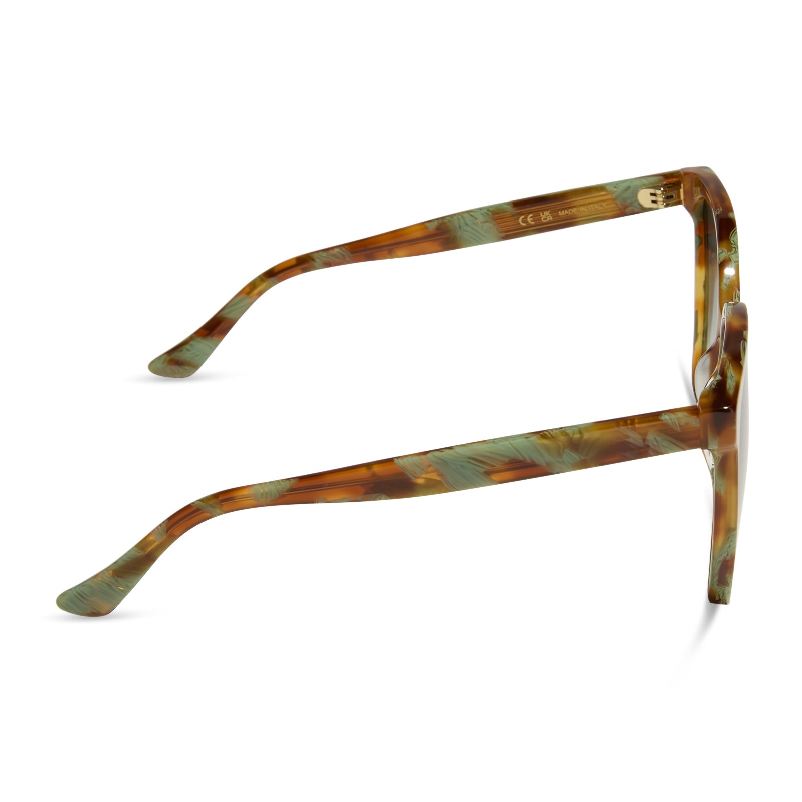 NAOMI - IONIAN TORTOISE + GREY GRADIENT + POLARIZED SUNGLASSES - Image 3