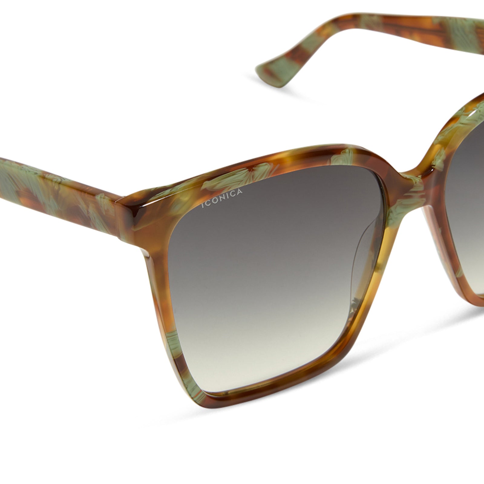 NAOMI - IONIAN TORTOISE + GREY GRADIENT + POLARIZED SUNGLASSES - Image 4