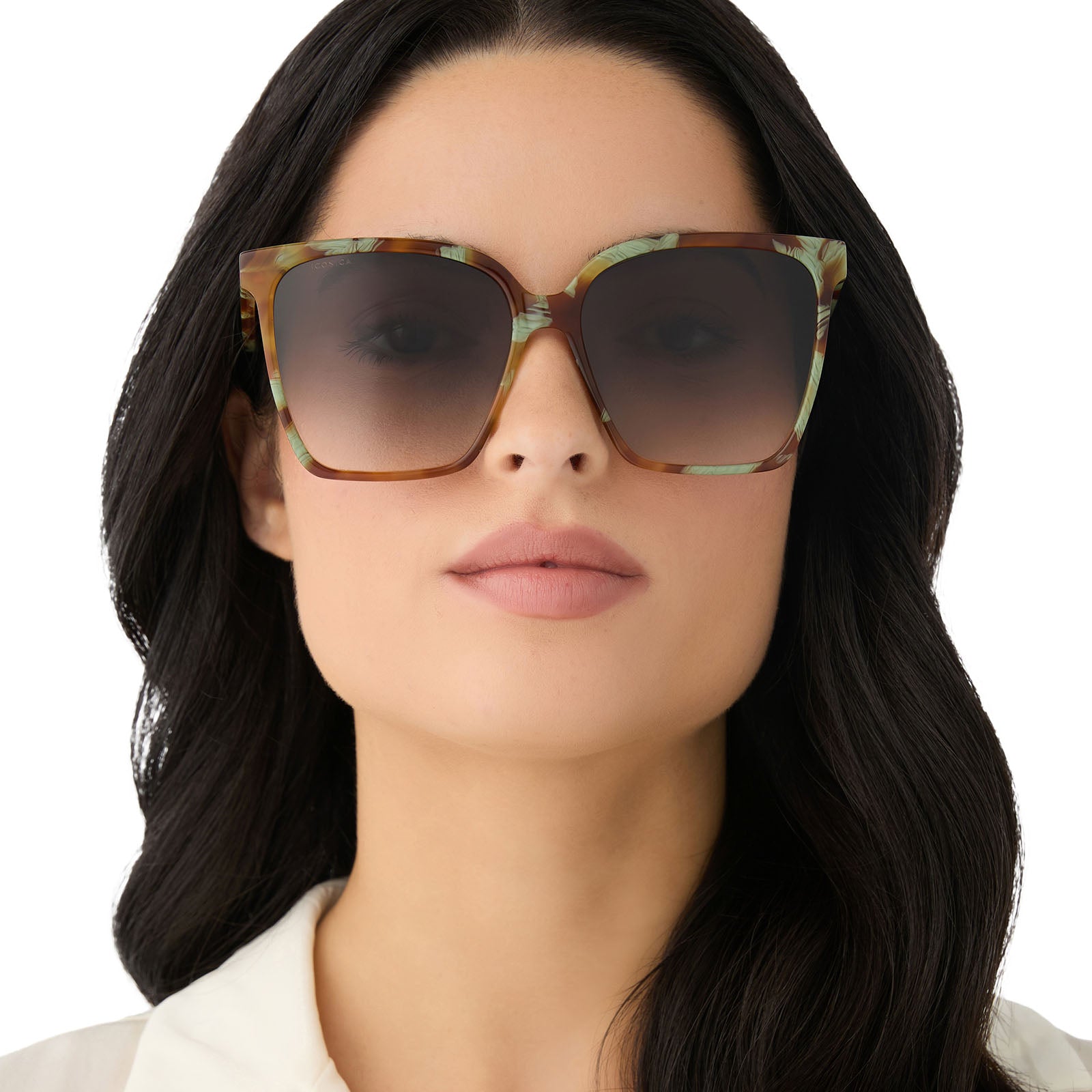 NAOMI - IONIAN TORTOISE + GREY GRADIENT + POLARIZED SUNGLASSES - Image 9