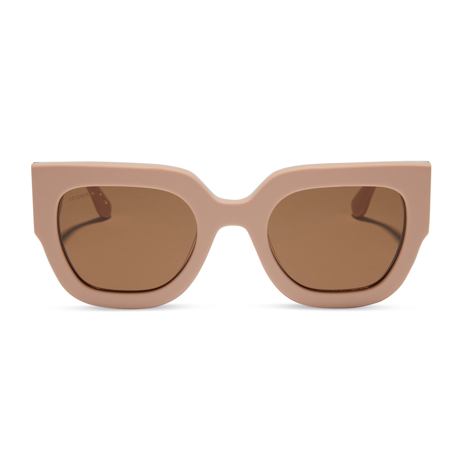 MAREN - NUDE + BROWN + POLARIZED SUNGLASSES - Image 2