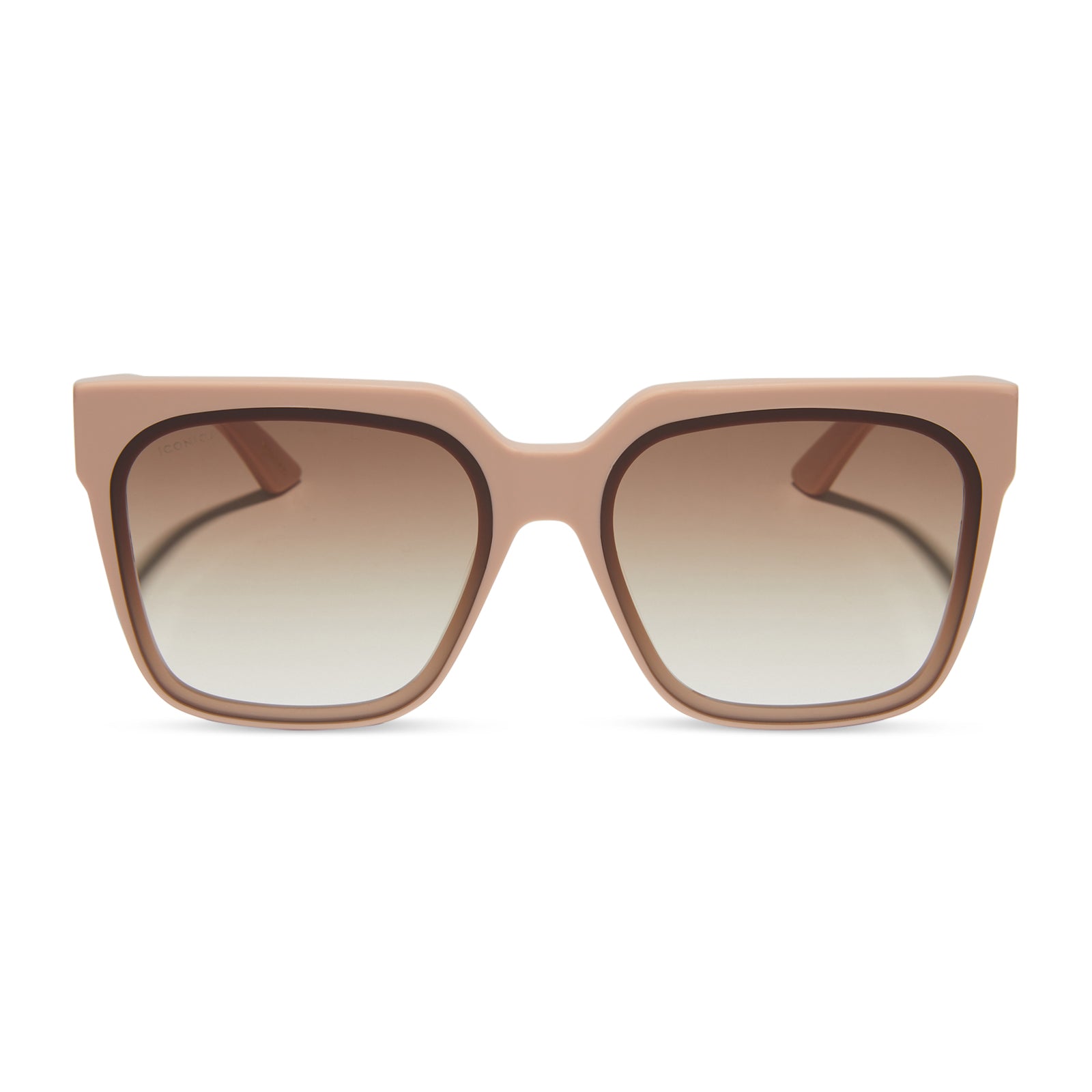 THEA - NUDE + BROWN GRADIENT SUNGLASSES - Image 2