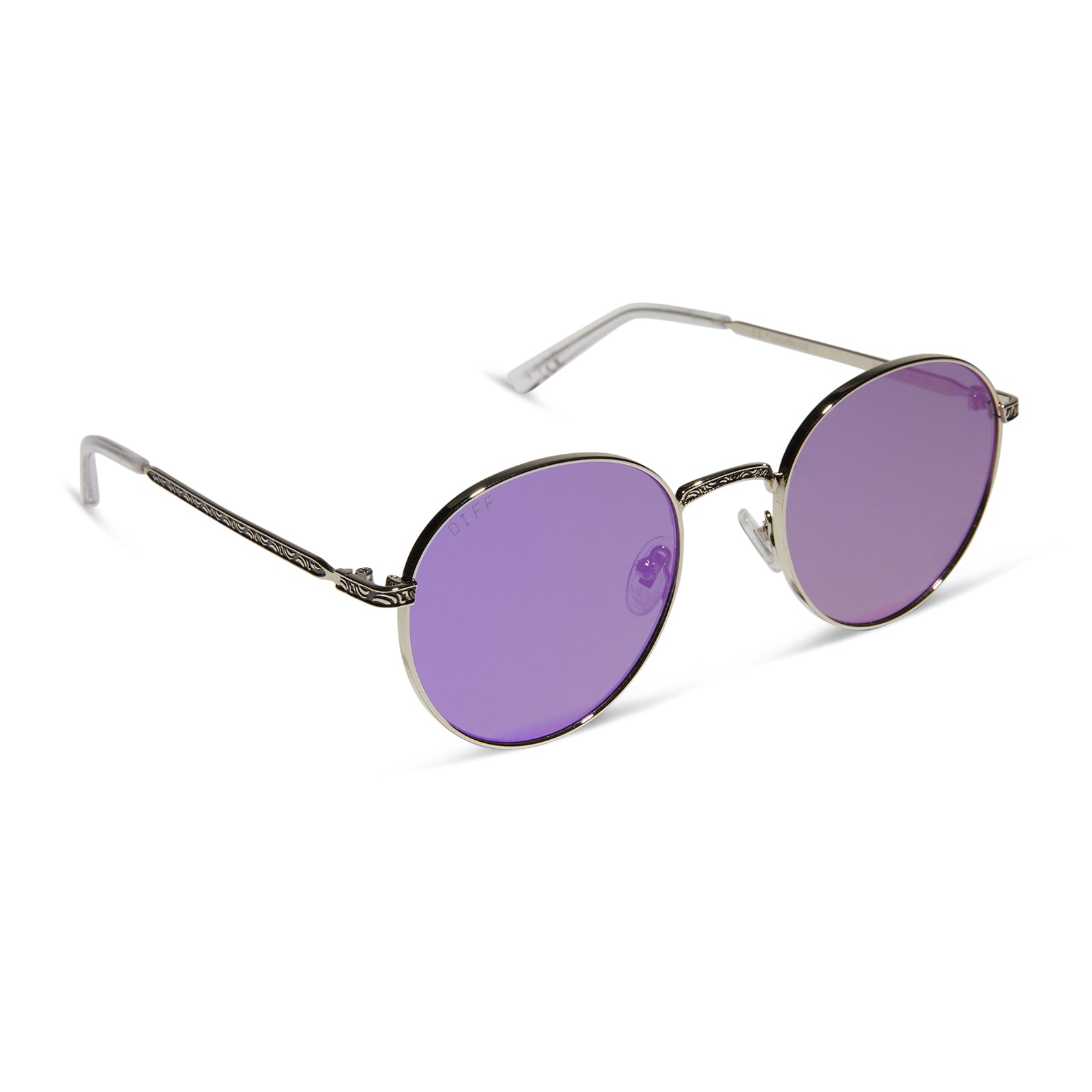 MACE WINDU™ - SPACE OXIDIZED STEEL + LIGHTSABER™️ PURPLE SUNGLASSES - Image 2