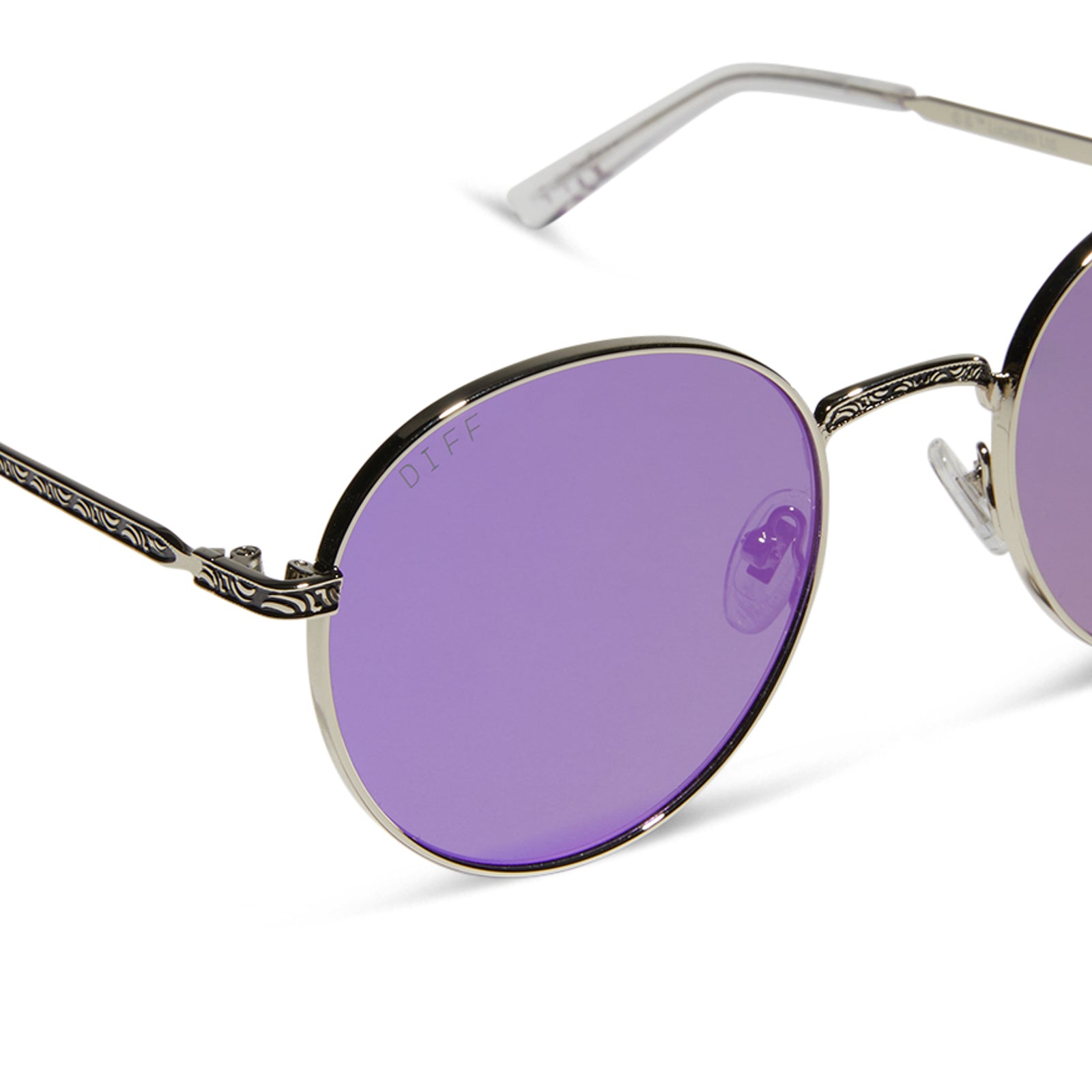 MACE WINDU™ - SPACE OXIDIZED STEEL + LIGHTSABER™️ PURPLE SUNGLASSES - Image 4