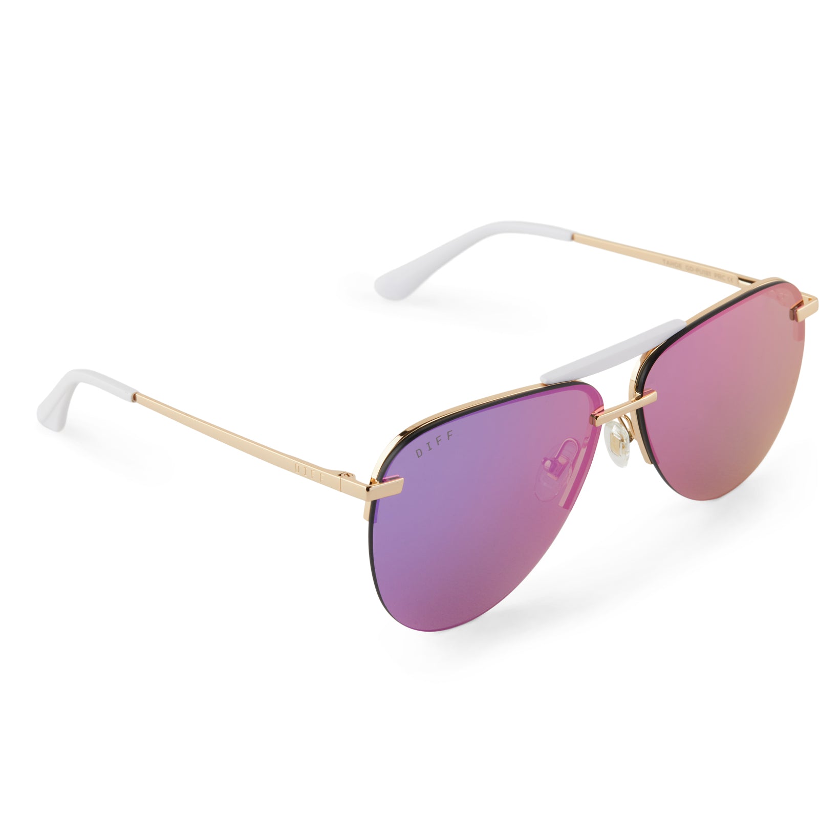 TAHOE - GOLD + PURPLE MIRROR SUNGLASSES - Image 4