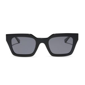 SOLANA - BLACK + GREY + POLARIZED SUNGLASSES